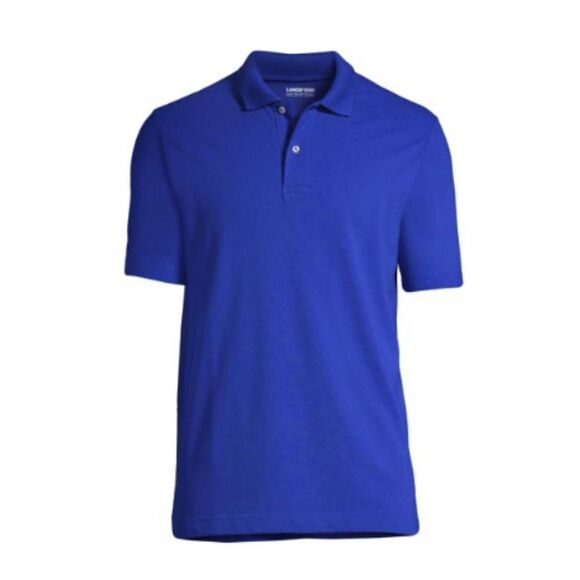 Lands' End Young  XL Traditional Fit Polo Shirt Blue - Picture 1 of 6